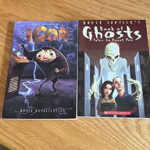 Igor Movie Novel & Brice Coville’s Book of Ghosts Tales to Haunt you